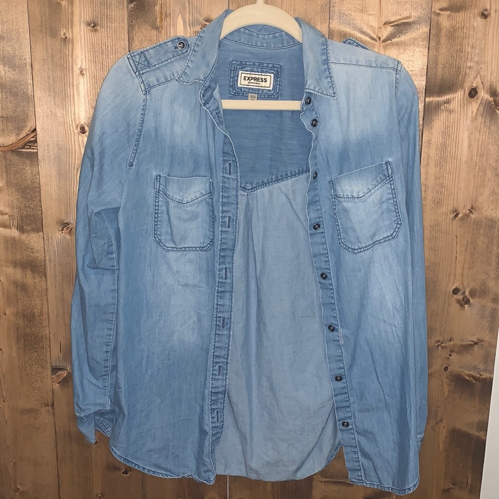 Express Women’s Denim Button Shirt